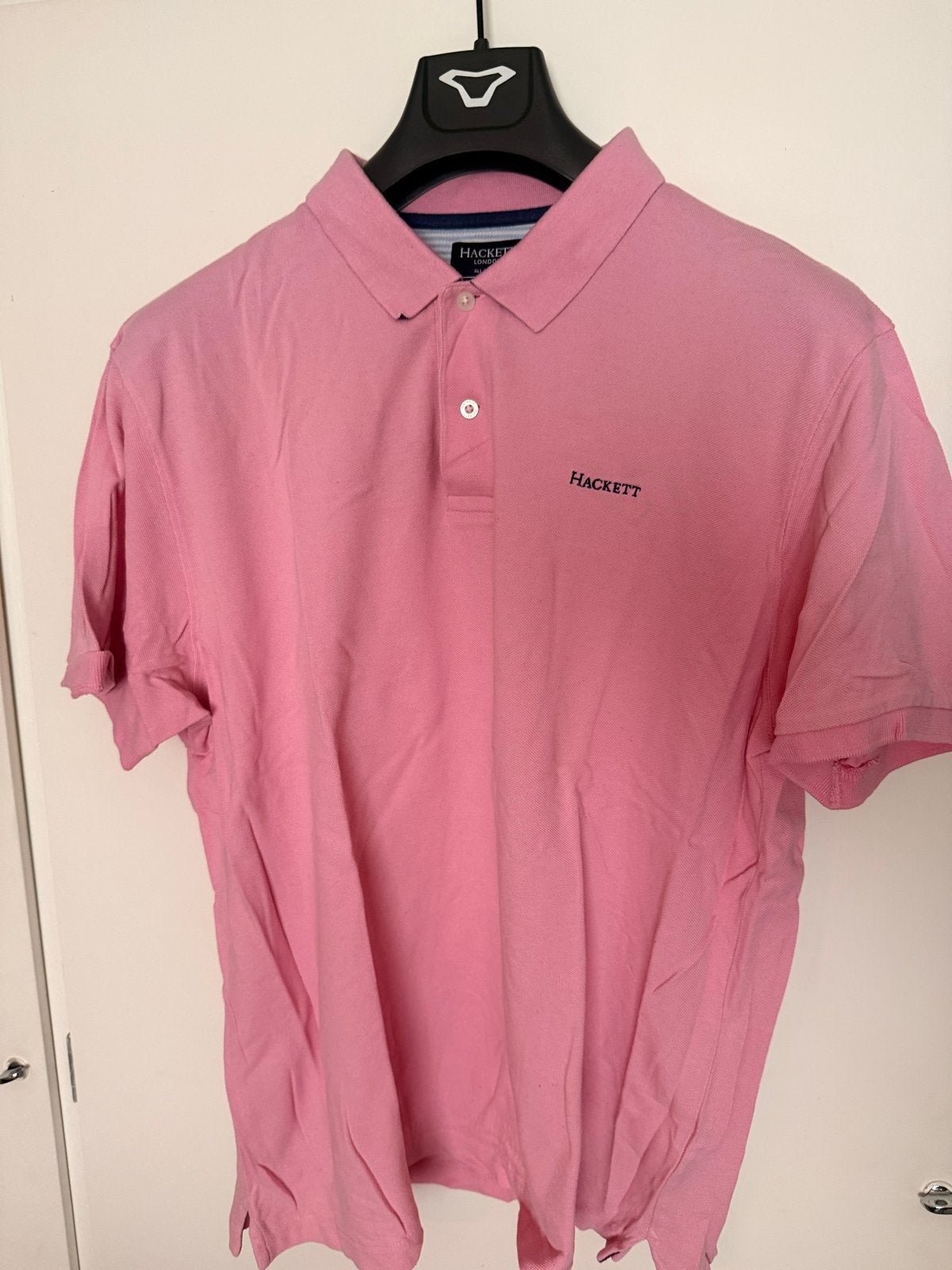 Hackett London Polo Shirt Roze XXXL Tailored Fit, Ophalen of Verzenden, Gedragen, Overige maten, Roze
