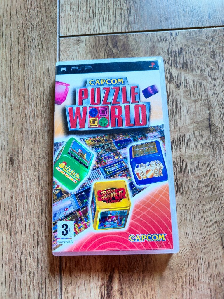 PSP Spel - Capcom Puzzle World, Puzzel en Educatief, 1 speler, Ophalen of Verzenden, Zo goed als nieuw