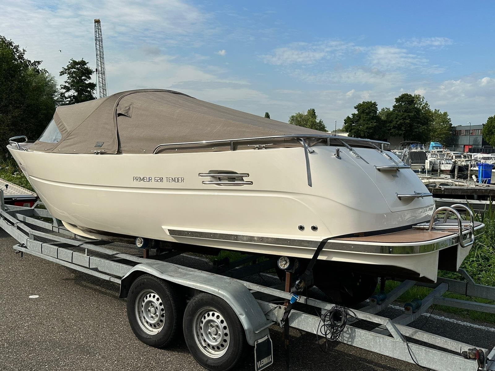 Primeur 620 Tender 60 PK Suzuki 4-Stroke *Incl. Legplaats! /, Auto's, Overige Auto's, Gebruikt, Overige brandstoffen, Origineel Nederlands