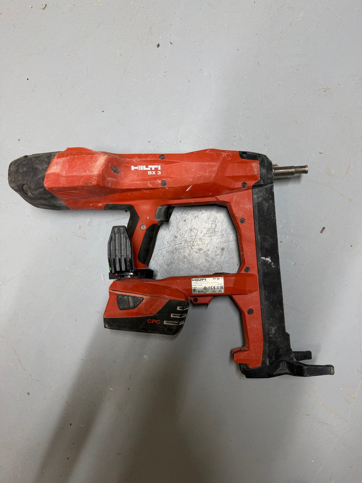 Hilti BX 3 Accu Nageltacker met Koffer en Nagels, Doe-het-zelf en Verbouw, Ophalen, Gebruikt, Tacker/nietmachine, Hilti