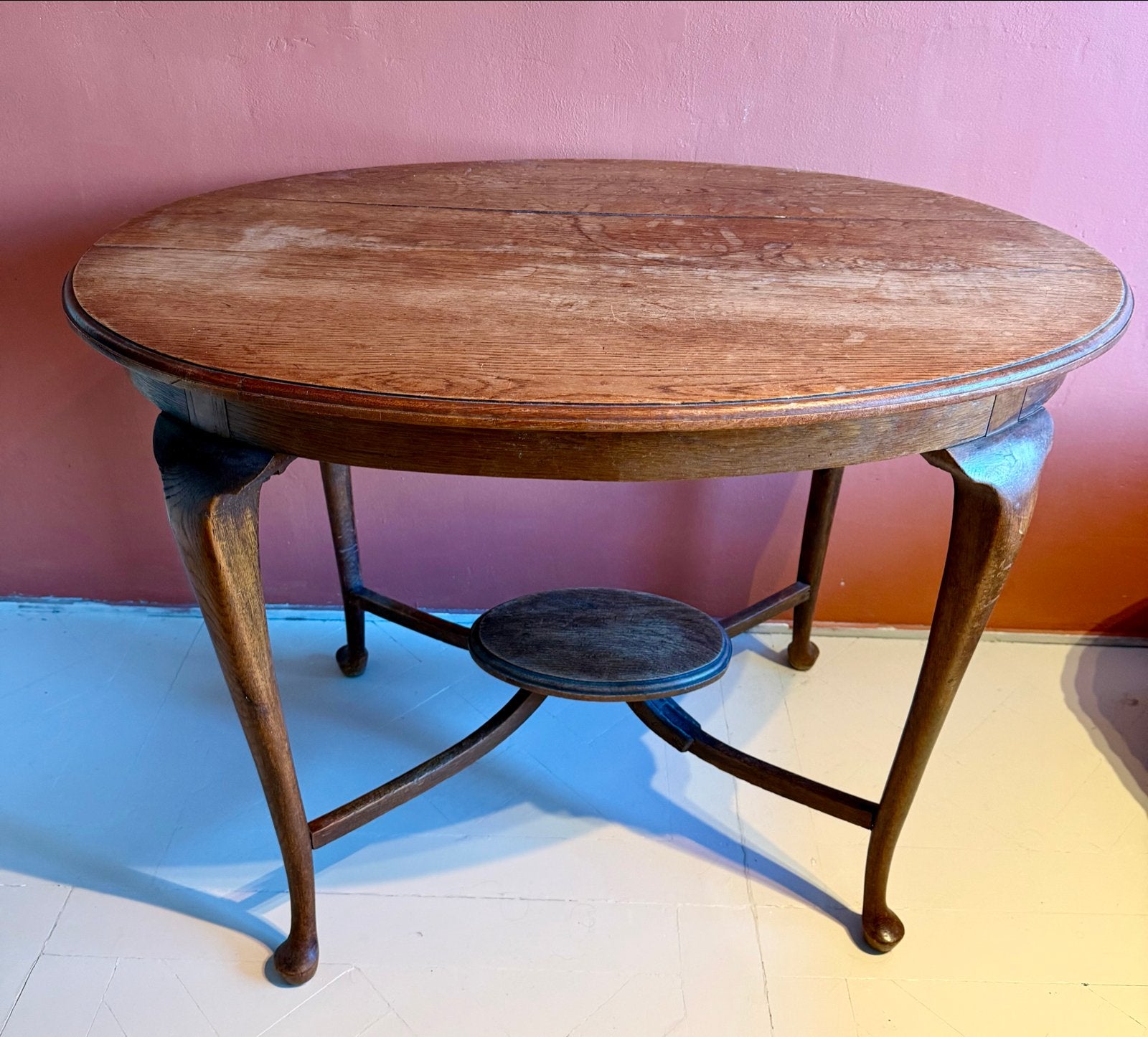 Vintage salontafel met onderblad, Ophalen