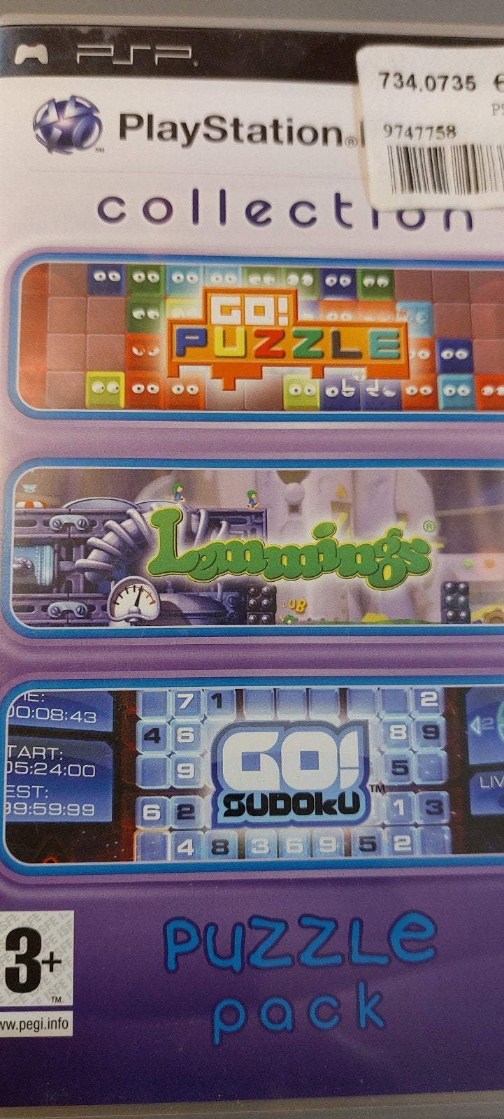 PSP Puzzle pack, Puzzel en Educatief, 1 speler, Ophalen of Verzenden, Zo goed als nieuw