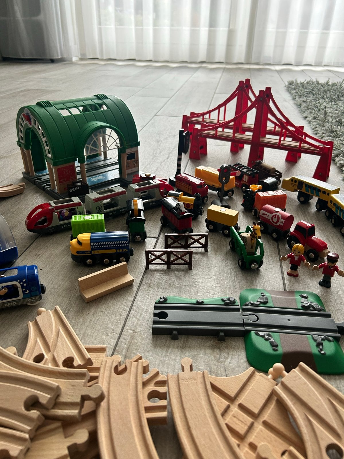 Grote Brio treinbaan set met vele accessoires, Ophalen, Zo goed als nieuw, Jongen of Meisje