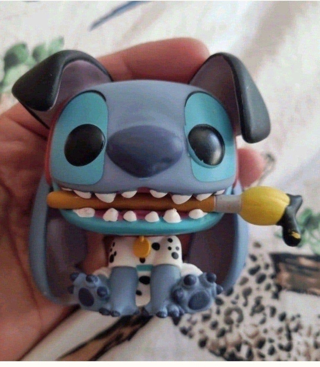 stitch poppetje, Ophalen