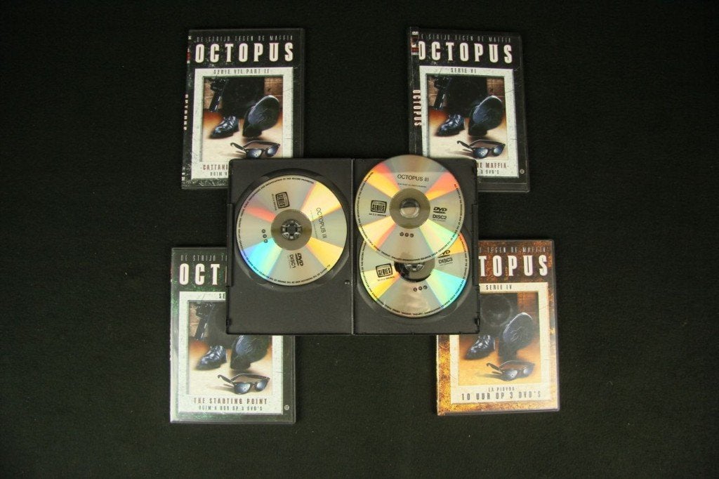 5x Dvd's Octopus: De strijd tegen de Maffia (2005-2007), Vanaf 16 jaar, Ophalen of Verzenden, Gebruikt, Maffia en Misdaad