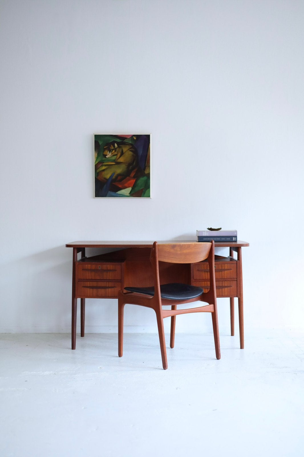 Bureau Gunnar Nielsen Tibergaard vintage Deens Design, Huis en Inrichting, Ophalen, Hout, Zo goed als nieuw, Overige merken