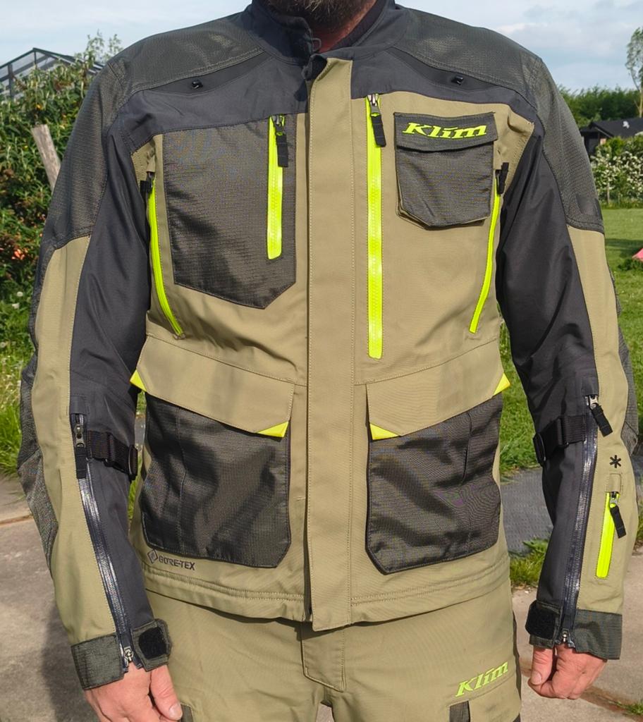 KLIM Carlsbad motorjas maat L, Motoren, Kleding | Motorkleding, Klim, Jas | textiel, Heren, Ophalen of Verzenden