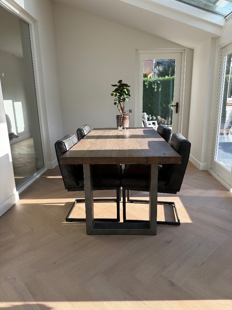stoelen 4x, Ophalen, Gebruikt, Overige kleuren, Leer