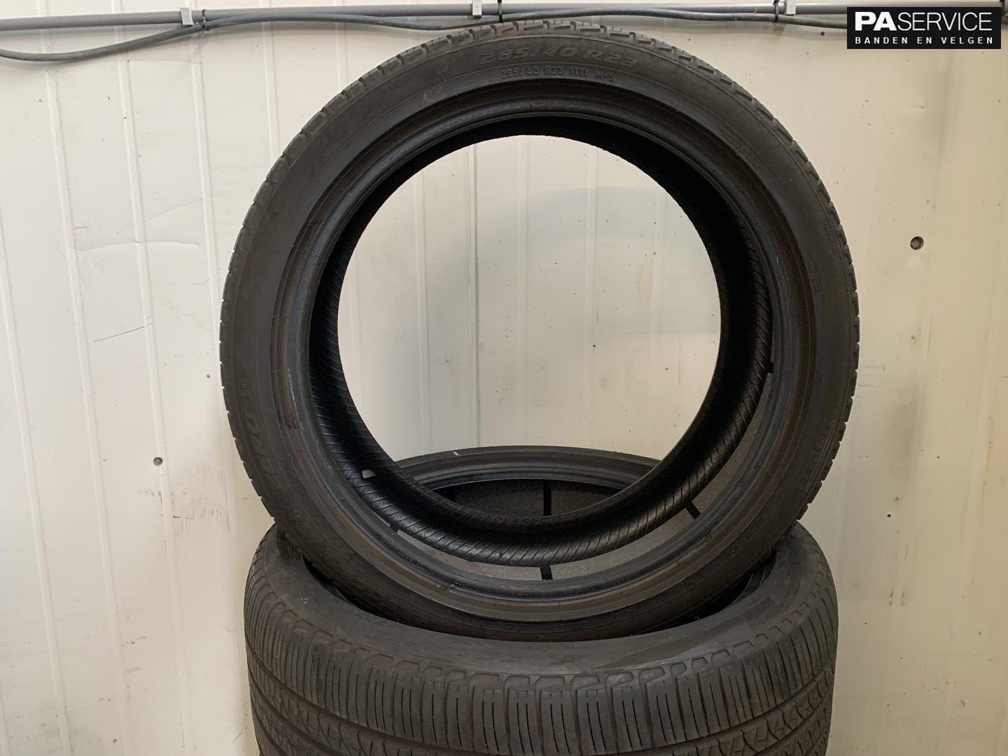 4x Pirelli 285 40 23 zomerbanden 6 en 5 mm, Gebruikt, Velg(en), -, -