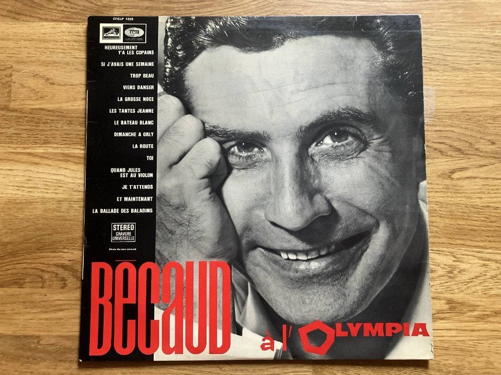 Gilbert Bécaud / Bécaud A L'Olympia, Ophalen of Verzenden, Pop
