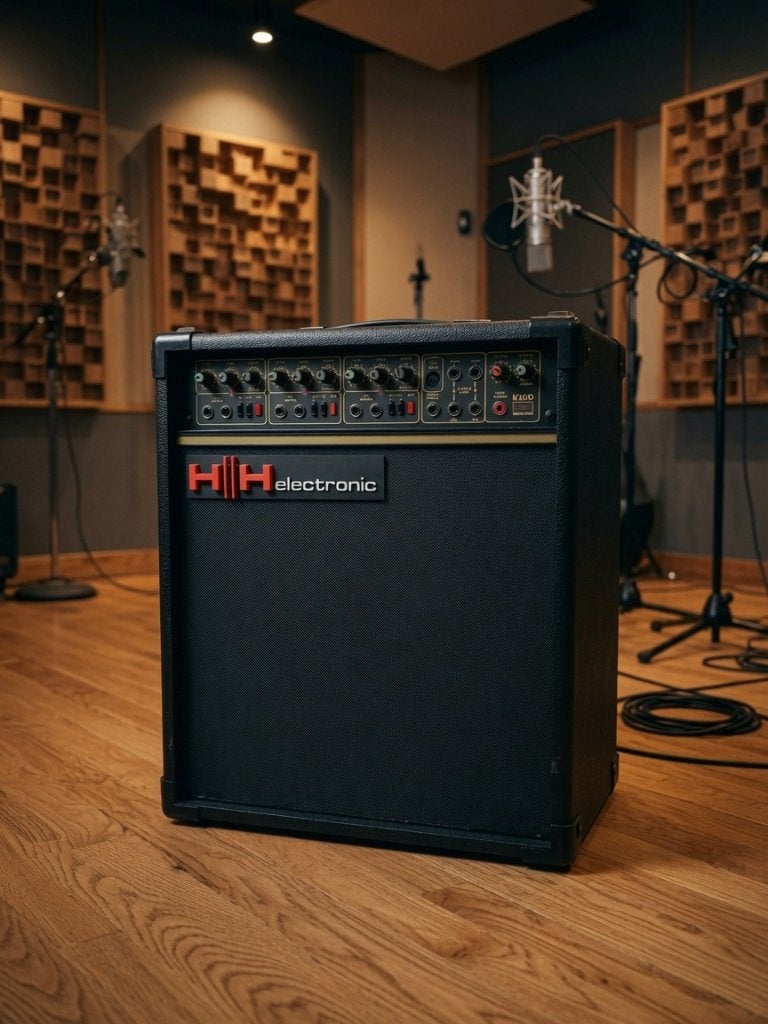 HH Electronic K100 – 100W mosfet versterker, Ophalen, Gebruikt, Minder dan 500 watt, Keyboardversterker
