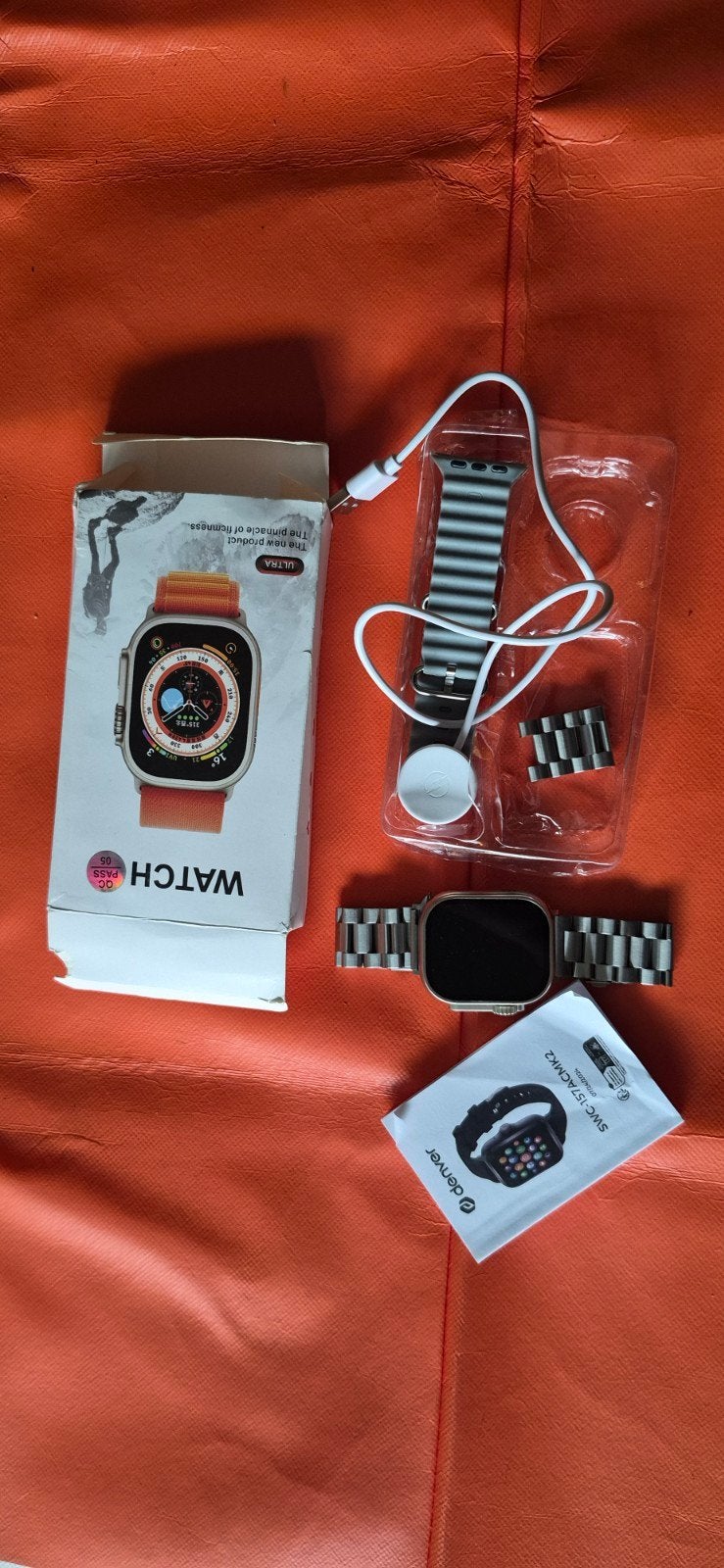 Denver Smartwatch SWC-157ACMK2 met extra bandjes, Ophalen of Verzenden, Gebruikt, Grijs, Android