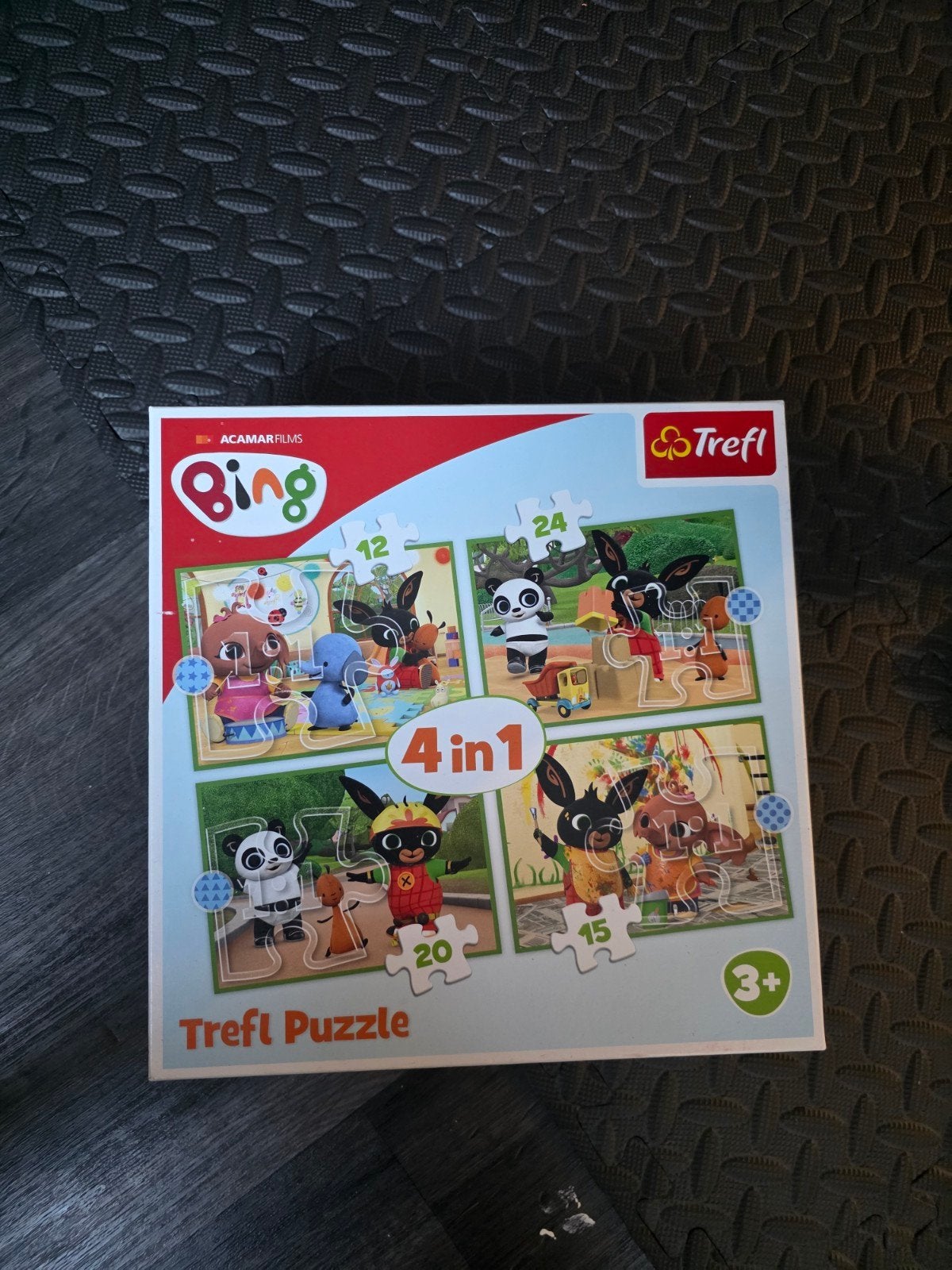 Bing puzzel 4 in 1, Kinderen en Baby's, Speelgoed | Kinderpuzzels, Ophalen of Verzenden, 10 tot 50 stukjes, Zo goed als nieuw