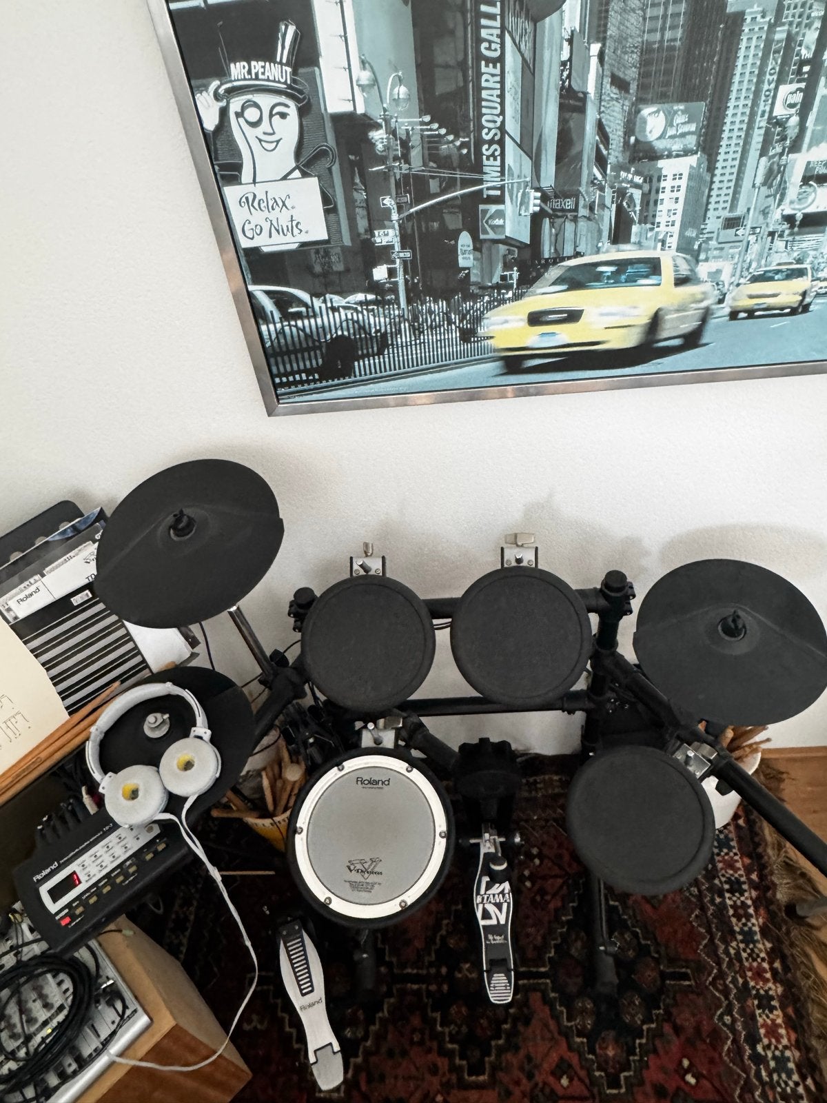 Roland TD-3 V-Drums elektronisch drumstel – complete set, Muziek en Instrumenten, Ophalen, Gebruikt, Roland, Elektronisch