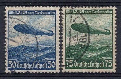 Duitse Rijk (84) - zeppelin - Hindenburg LZ 129 1936, Verzenden, Duitse Keizerrijk, Gestempeld