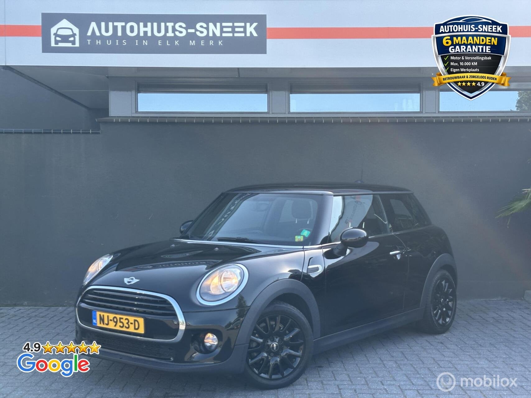 MINI Cooper 3-Deurs| Navi | Cruise | Airco | Set Zomerbanden, Voorwielaandrijving, 136 pk, Gebruikt, Euro 6
