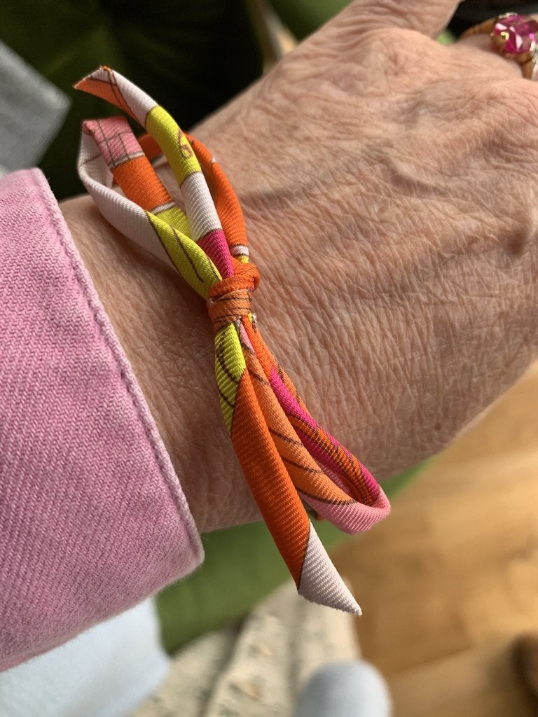 Hermes Paris Twilly veelkleurige zijden armband, nieuw, Verzenden, Nieuw, Overige kleuren, Overige materialen