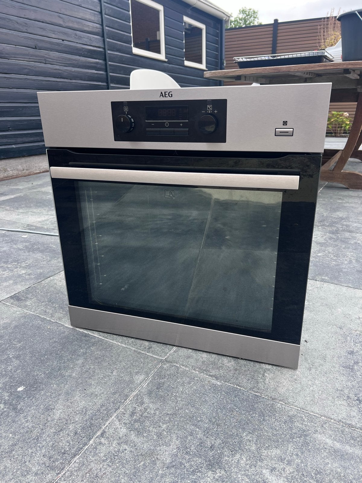 AEG BPB351020M Inbouwoven | SteamBake | Pyrolyse | 71L, Ophalen, Hete lucht, Oven, AEG