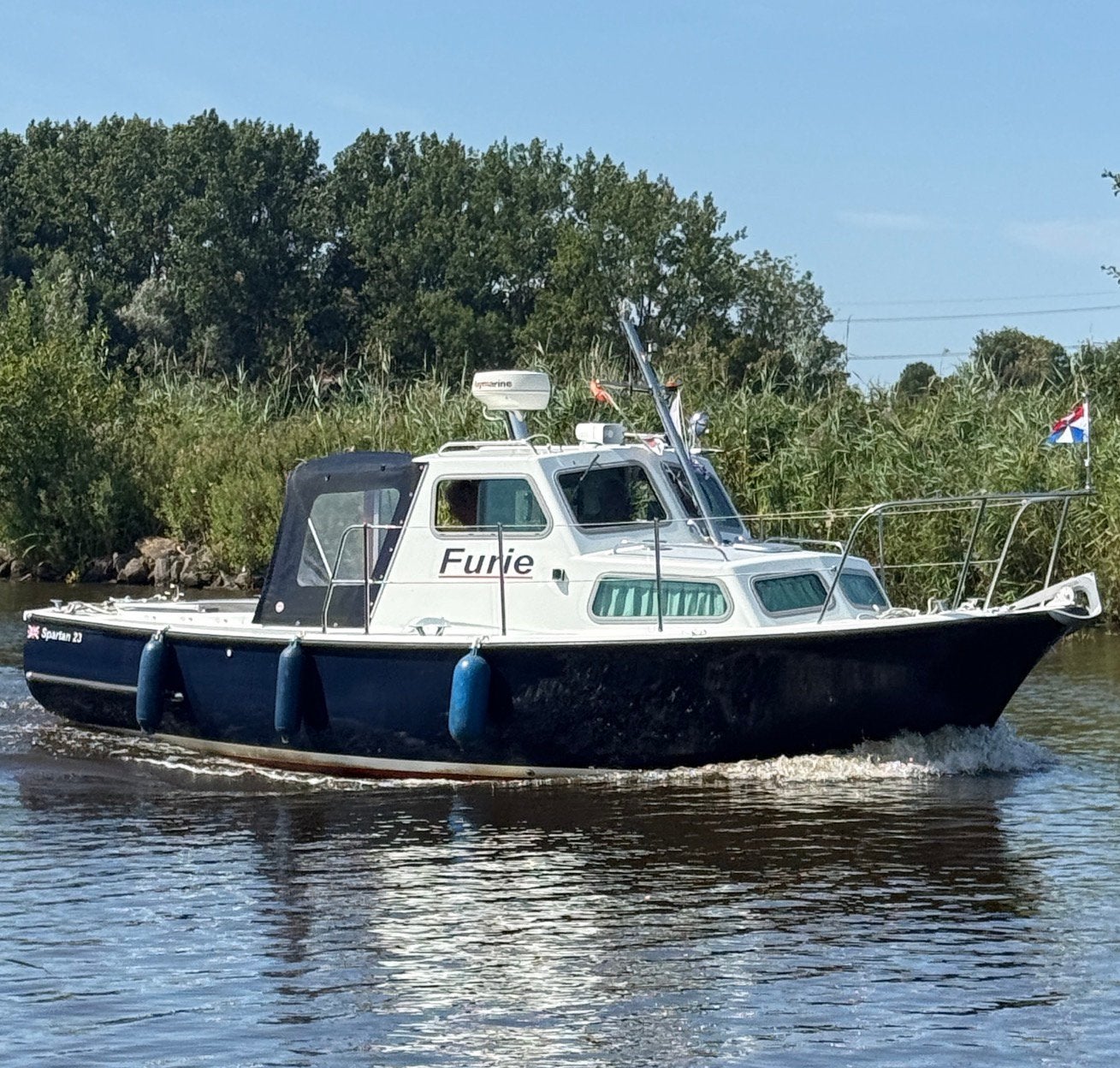 Spartan 23., Ophalen of Verzenden, Zo goed als nieuw, Diesel, Boegschroef