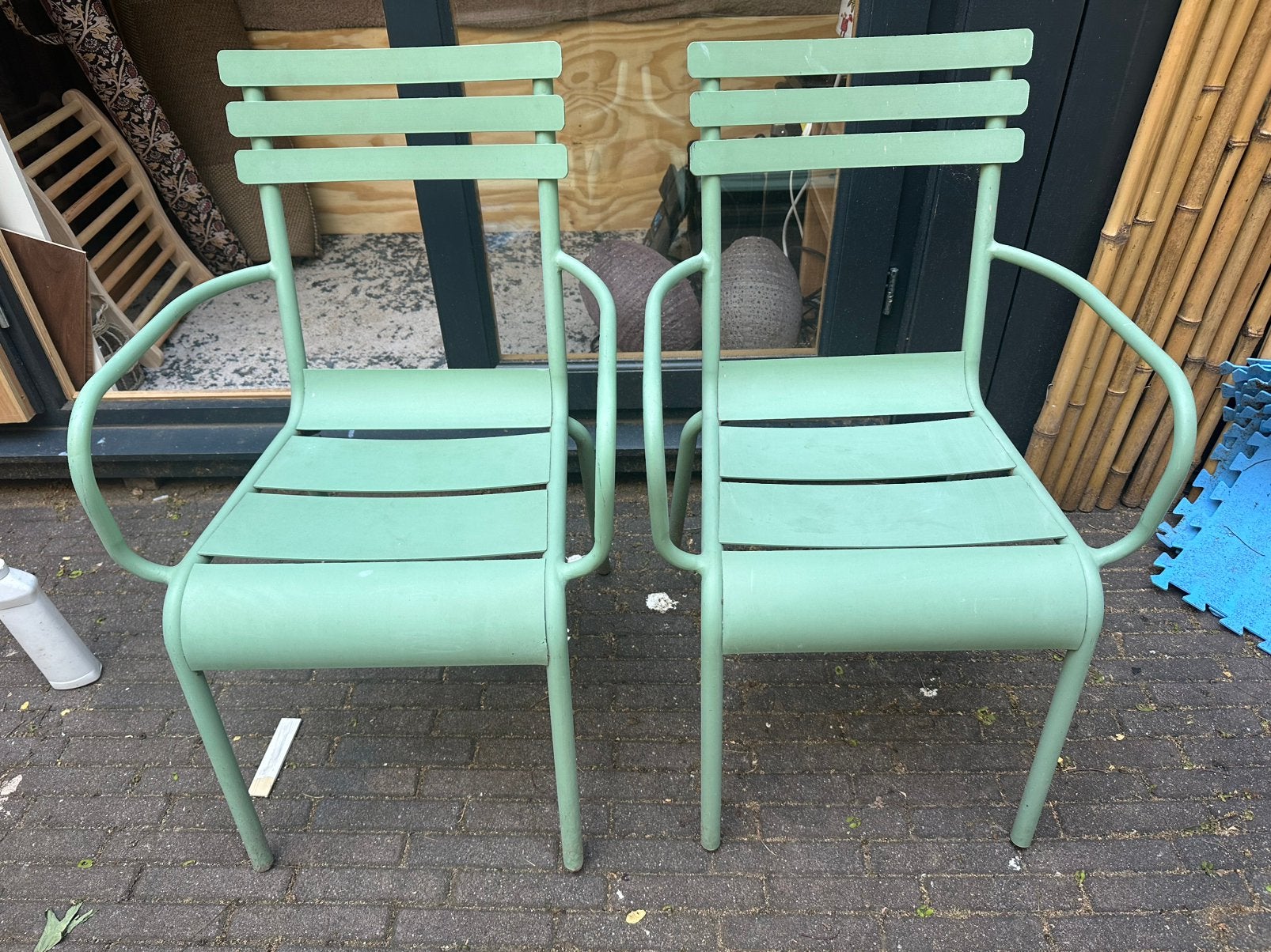 Tuinstoelen sissy boy, Ophalen of Verzenden, Gebruikt, Kunststof