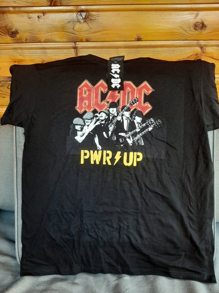AC/DC PWR/UP T-shirt - NIEUW, Ophalen of Verzenden, Nieuw, Maat 56/58 (XL), Zwart
