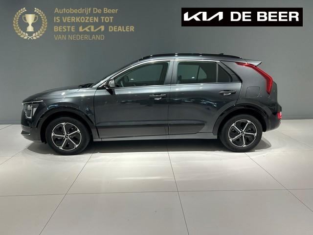 KIA Niro 1.6 GDi Hybrid 141pk DCT6 DynamicLine, Auto's, Kia, Automaat, Gebruikt, Leder en Stof, 23 km/l
