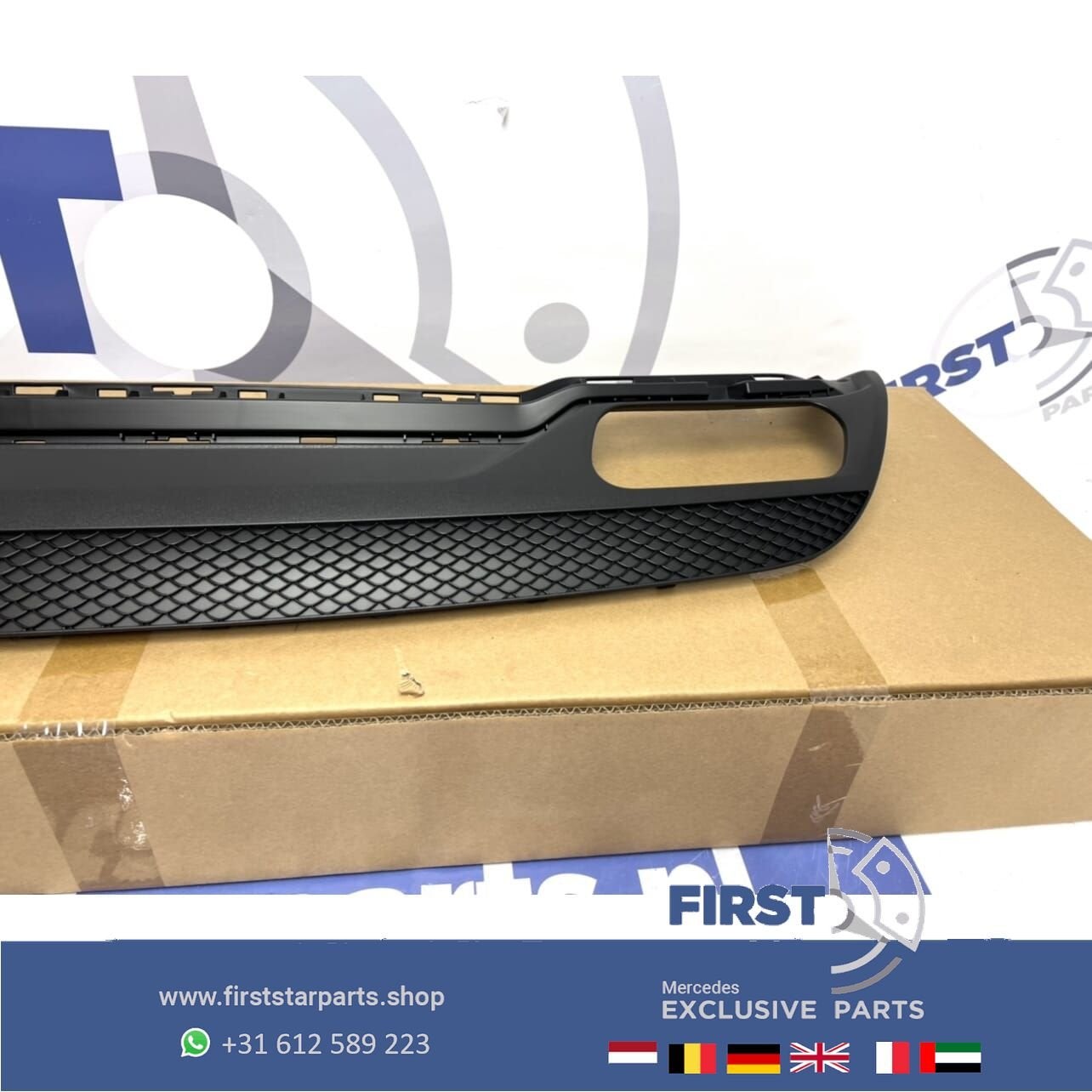 W176 A45 AMG Diffuser Mercedes A Klasse 2012-2016 45 ACHTERS, Gebruikt, -, Ophalen of Verzenden, -