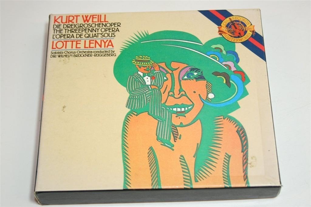 The Threepenny Opera — Brecht, Weill, Lenya [1982], Ophalen of Verzenden, Classicisme, Gebruikt, Kamermuziek