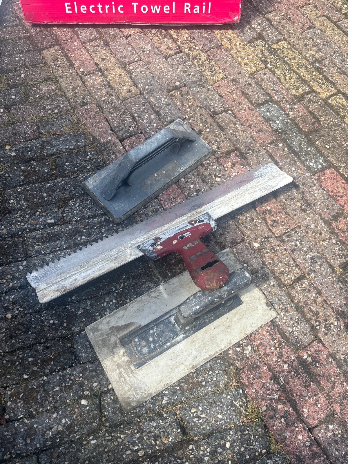 Set van 3 pleistergereedschappen: spaan en schaven, Ophalen, Gebruikt, Overige typen