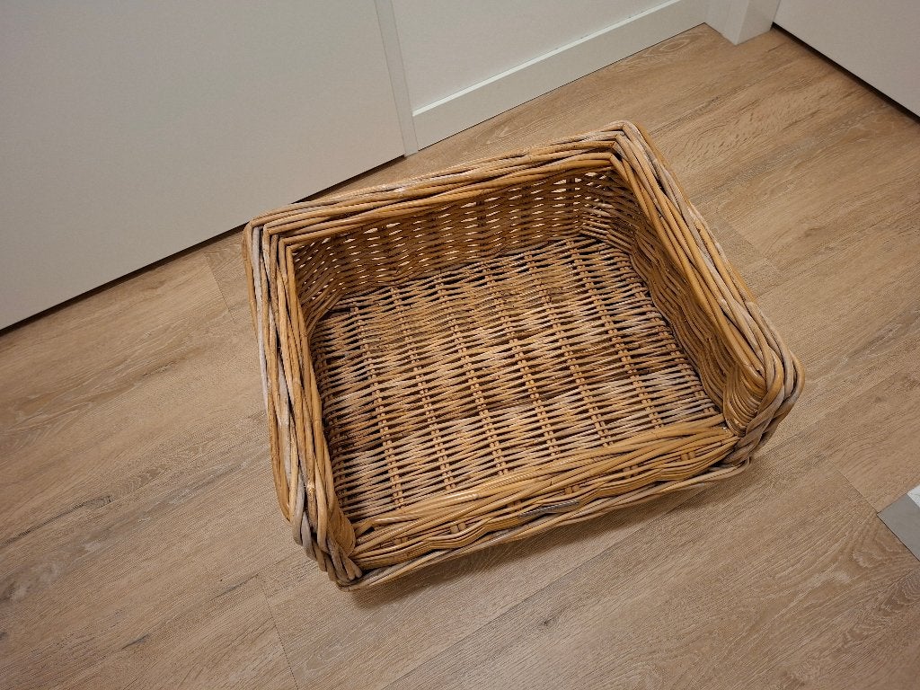 Rieten Hondenmand, Dieren en Toebehoren, Ophalen, Zo goed als nieuw, Riet