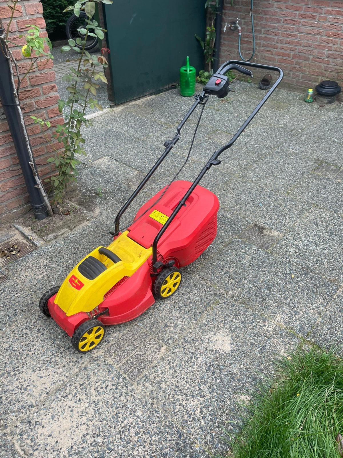 Goed werkende grasmaaier Wolf Garten, Tuin en Terras, Ophalen, Zo goed als nieuw