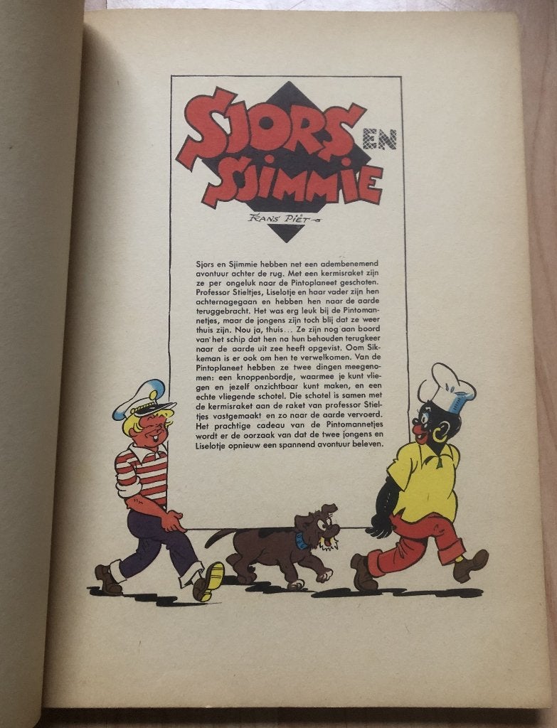 FRANS PIET - SJORS EN SJIMMIE - DE GEHEIMZINNIGE DUIKBOOT, Eén stripboek, Ophalen of Verzenden, Zo goed als nieuw, Frans Piët