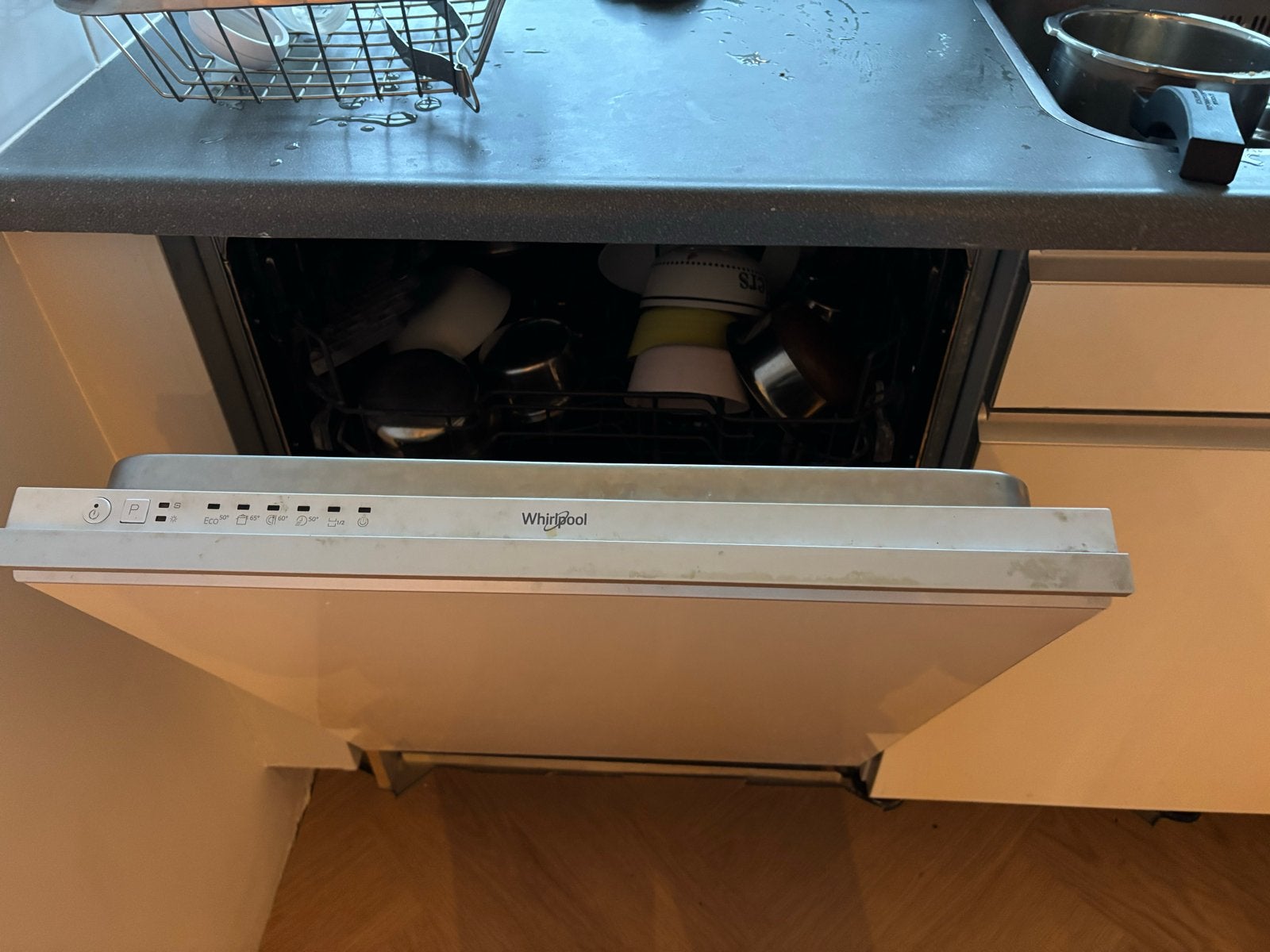 Whirlpool vaatwasser - Inbouw A+ rating, Witgoed en Apparatuur, Gebruikt, 60 cm of meer, Eco programma, Ophalen of Verzenden
