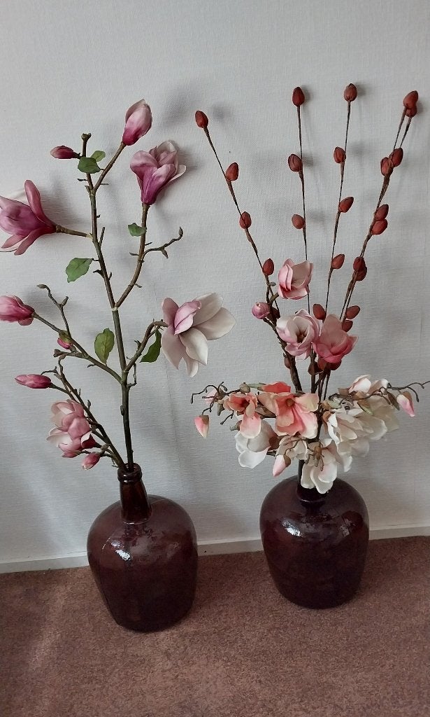 Vazen met (Kunst)takken, Ophalen, Nieuw, Glas