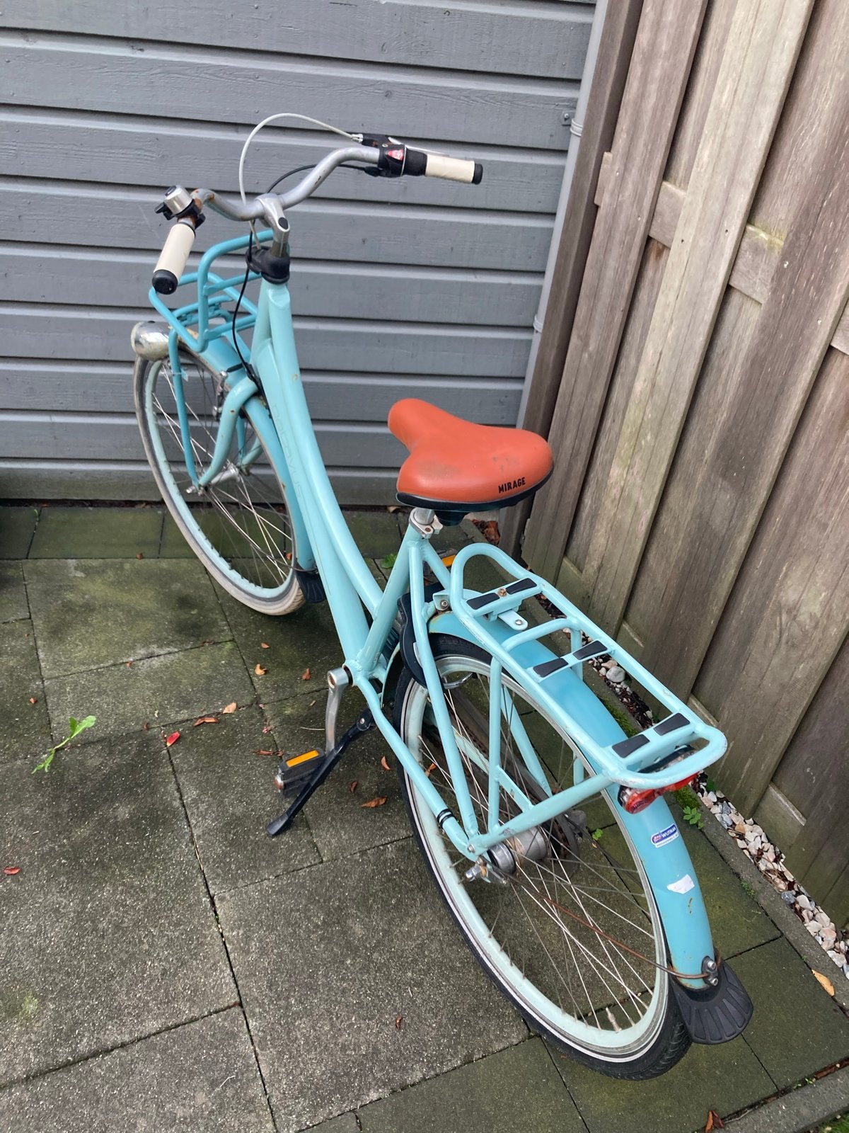 Batavus stadsfiets - 43 cm frame - Lichtblauw, Minder dan 47 cm, Ophalen, Gebruikt, Batavus