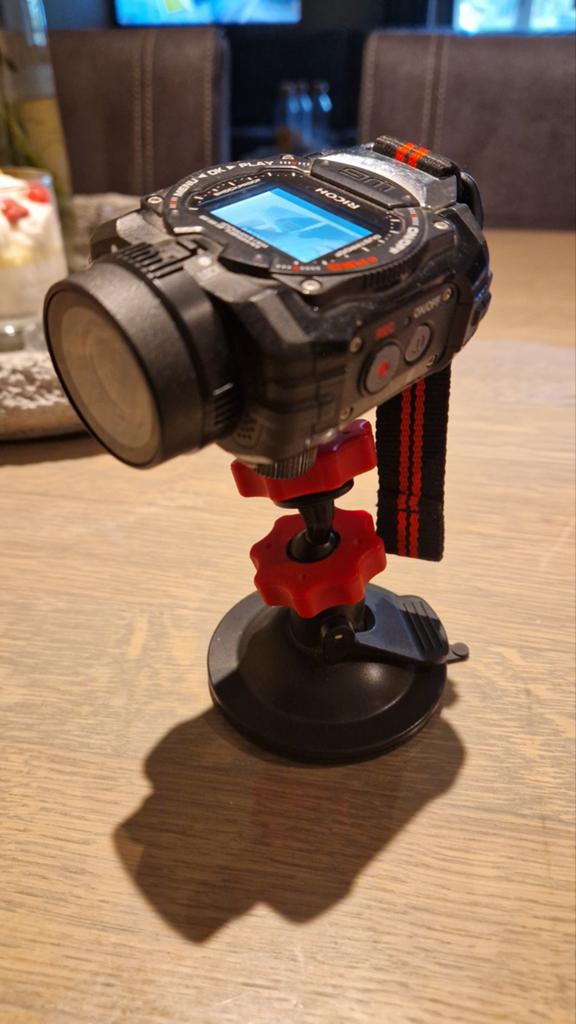Ricoh digitale camera met accessoires, Ophalen of Verzenden, Gebruikt, GoPro