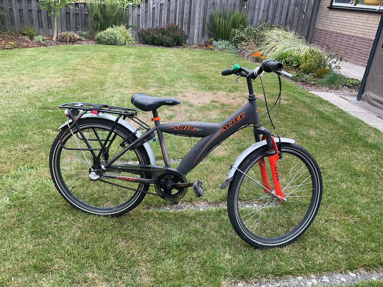 Jongens fiets te koop, 24 inch, Ophalen, Versnellingen, Schijfrem, Gebruikt