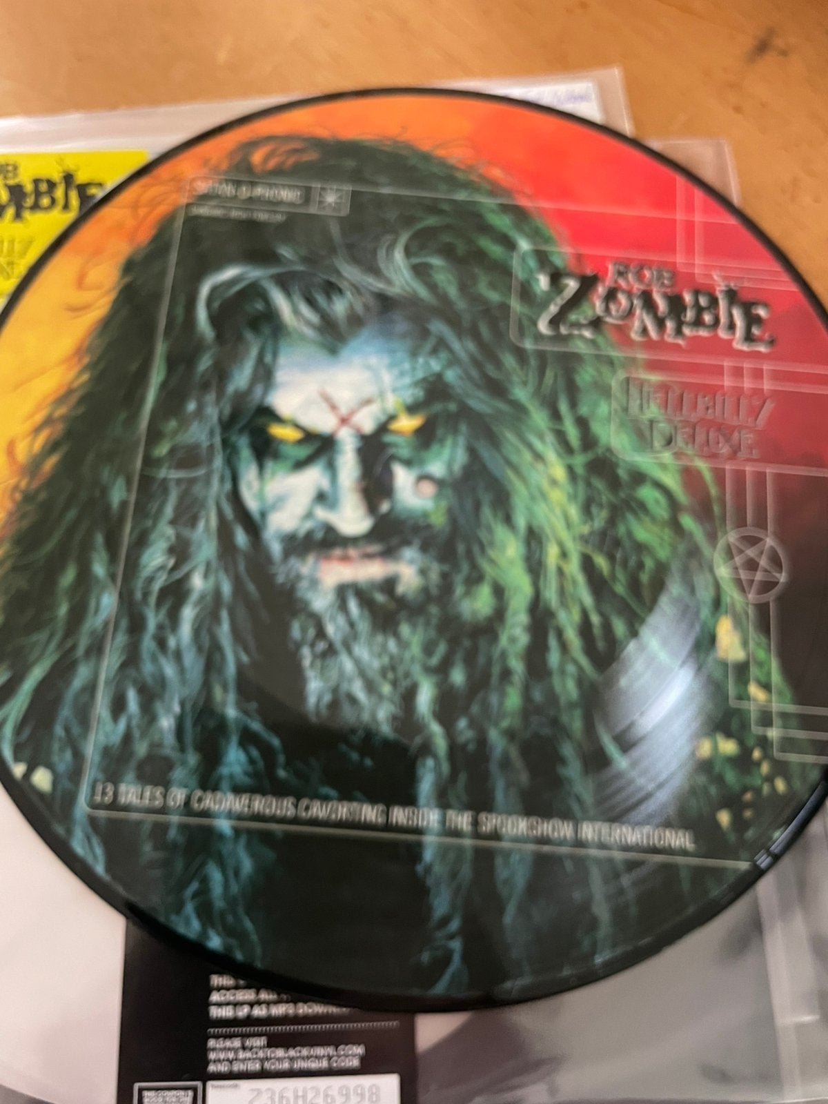 Rob zombie - hell billy pdisc, Ophalen of Verzenden, Zo goed als nieuw