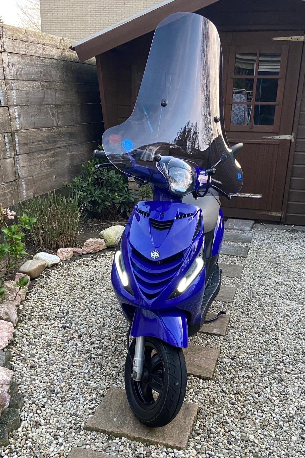 Piaggio Zip 4-takt 2007 - Blauw Kenteken - Alarm & Begrenzer, Ophalen, Gebruikt, Maximaal 45 km/u, Zip