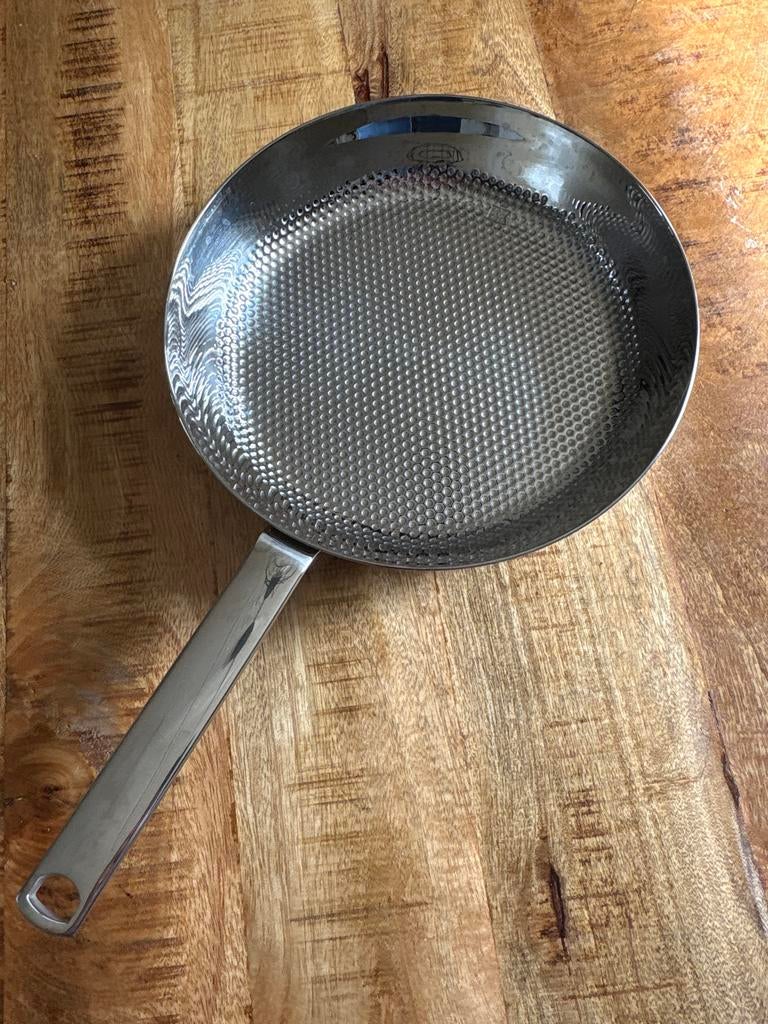 BK Conical Deluxe Koekenpan - 29cm -, Gebruikt, Inductieplaat, Ophalen of Verzenden, Rvs