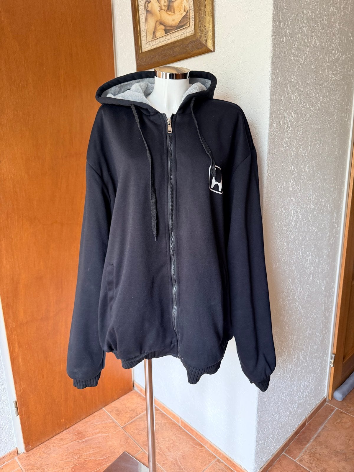 Honda Hoodie Zwart - Maat 5XL - Zo goed als nieuw, Ophalen of Verzenden, Zo goed als nieuw, Overige maten, Zwart