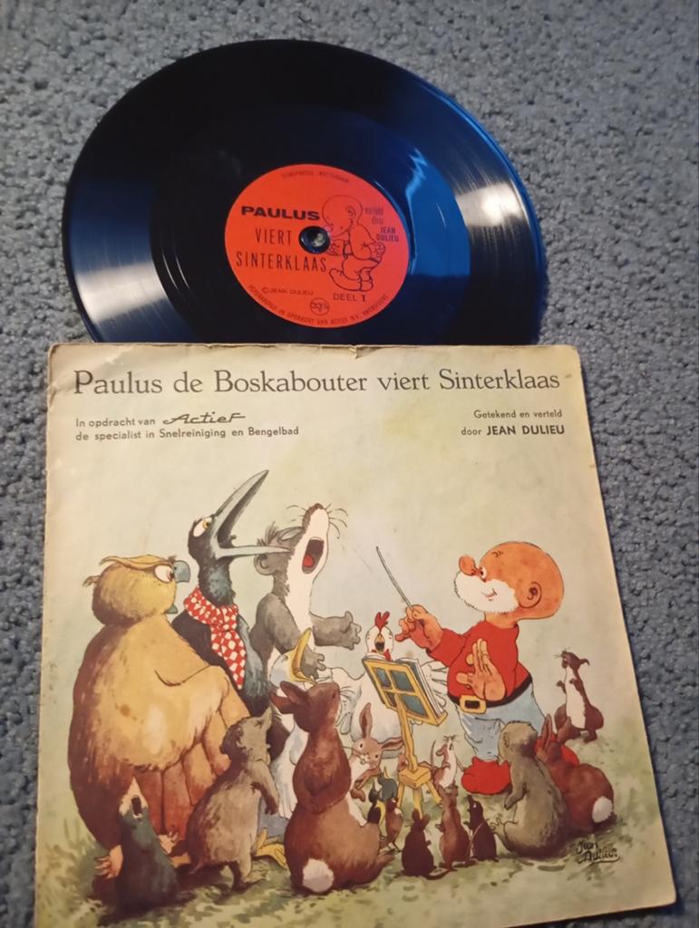 Vintage Paulus de Boskabouter Singel verhaal, Antiek en Kunst, Ophalen of Verzenden