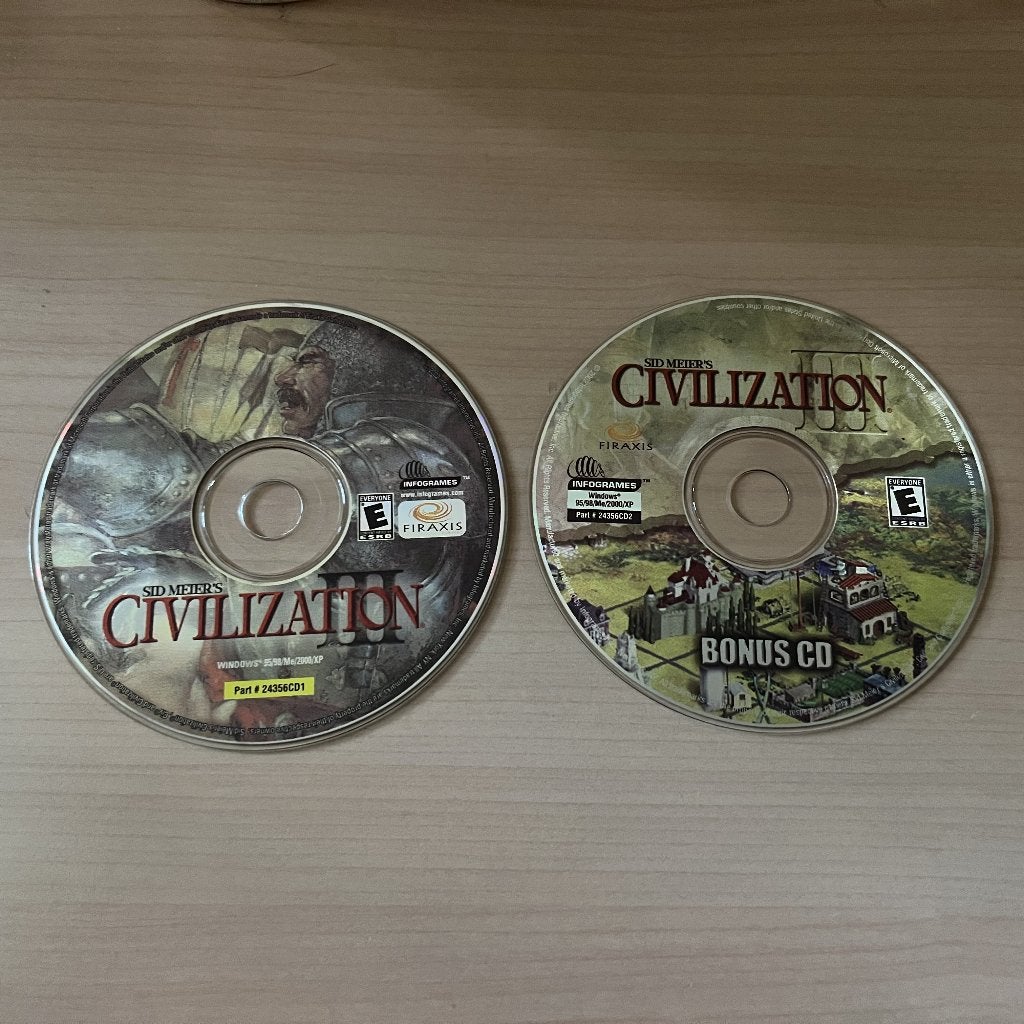 SID MYERS Civilization III Game CD 2001, 1 speler, Eén computer, Ophalen of Verzenden, Zo goed als nieuw