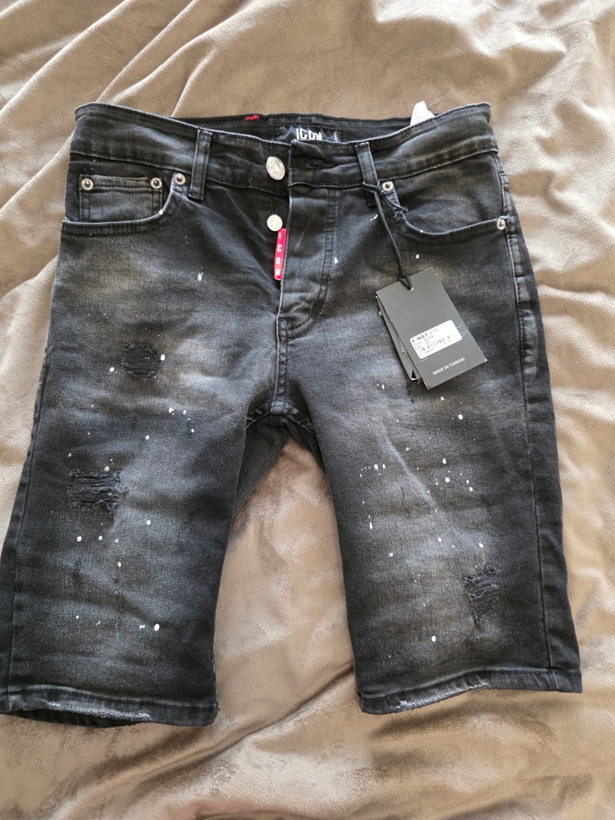 Icon korte broek maat 30, Zwart, Nieuw, Overige maten, Ophalen of Verzenden