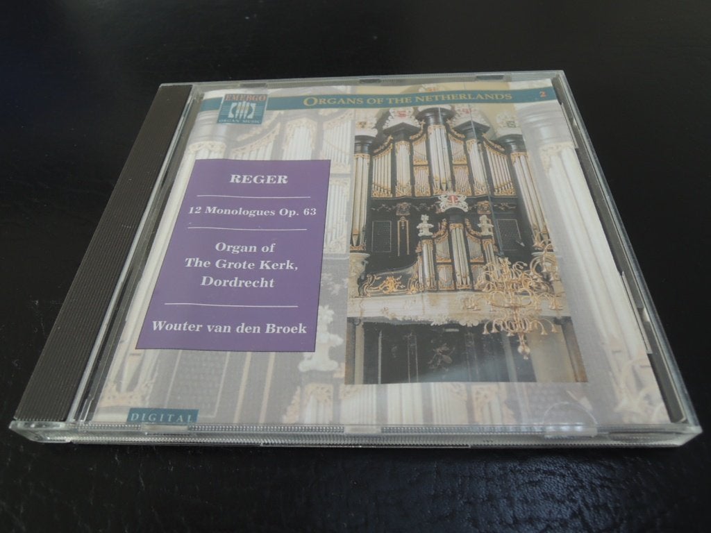 Reger Monologues orgel Wouter van den Broek, Cd's en Dvd's, Overige componisten, Overige typen, Ophalen of Verzenden, Zo goed als nieuw