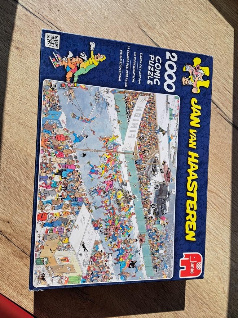 Jan van Haasteren-puzzel: Elfstedentocht 2000 stukjes, Hobby en Vrije tijd, Denksport en Puzzels, Ophalen of Verzenden, Meer dan 1500 stukjes