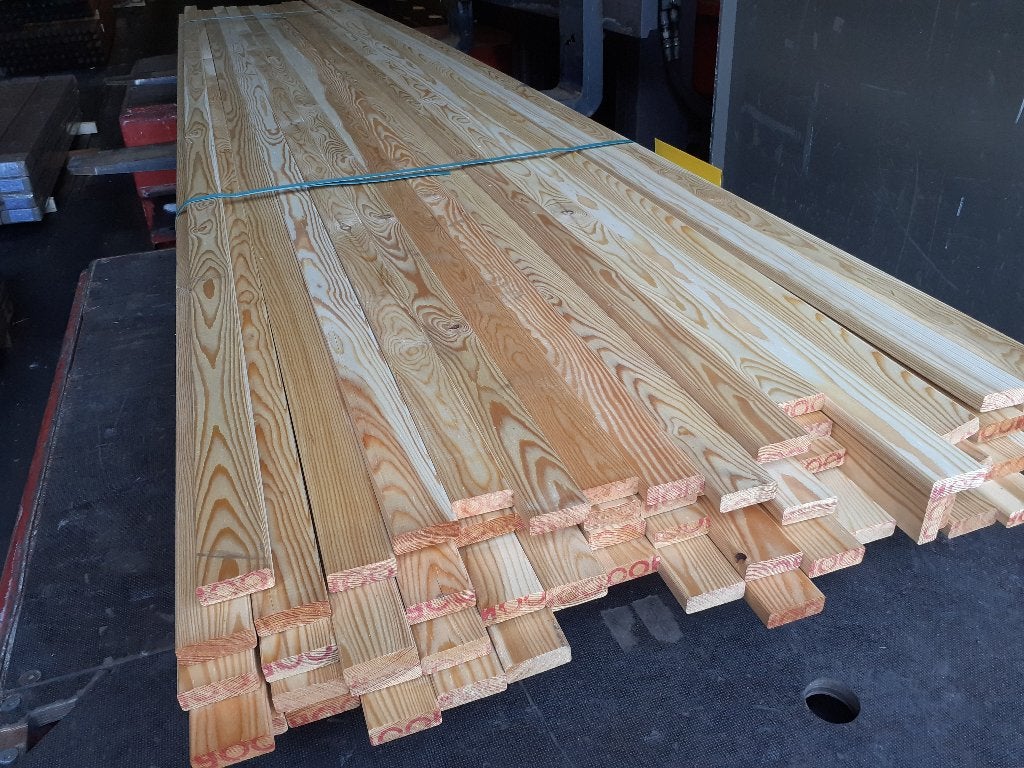 Partij 60 stuks Siberisch Lariks lat 18x50x3900mm - 350 euro, Ophalen of Verzenden, 250 cm of meer, Planken