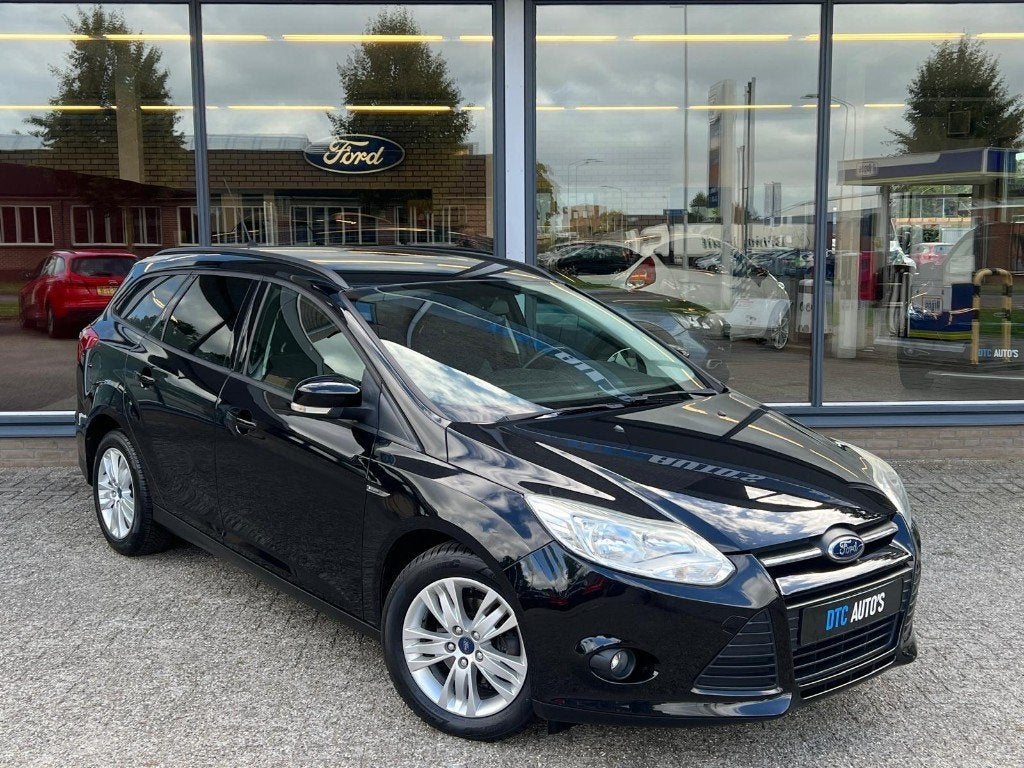 Ford Focus 1.0 EcoBoost Wagon | Trend | Vol opties!, Euro 5, Zwart, Zwart, 1216 kg