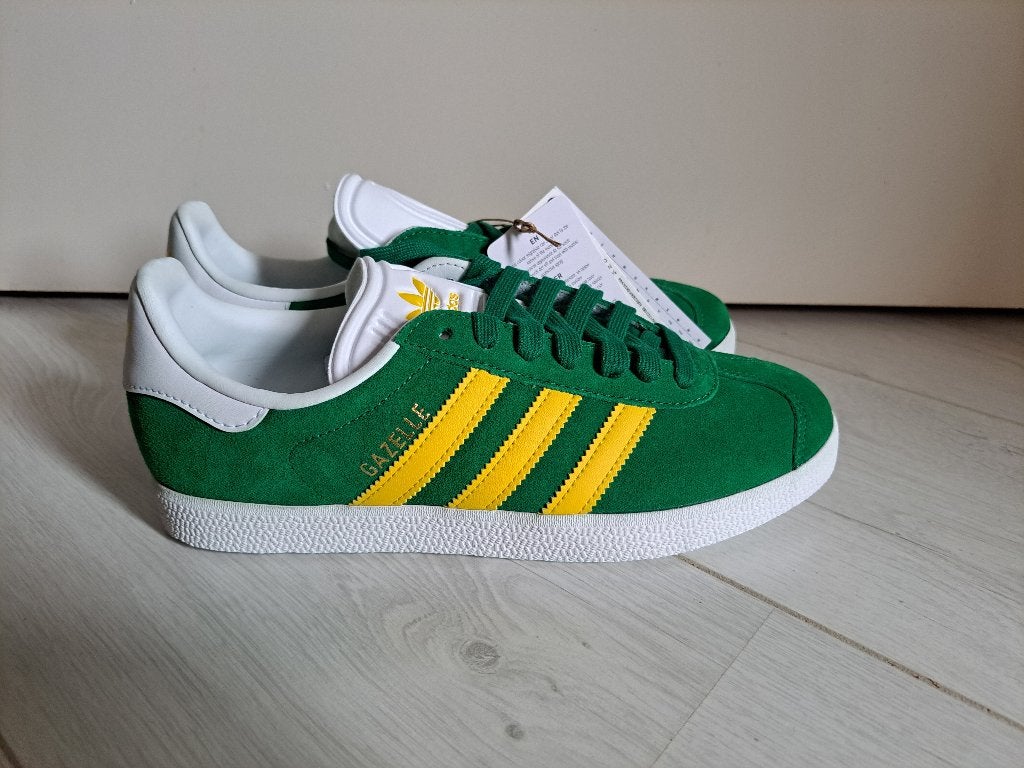 Groen / Geel Adidas Gazelle  - maat 40, Nieuw, Sneakers of Gympen, Groen, Verzenden