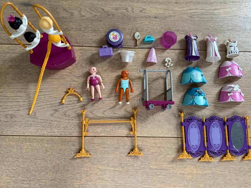 Playmobil prinsessen verkleed set, Ophalen of Verzenden, Gebruikt, Complete set